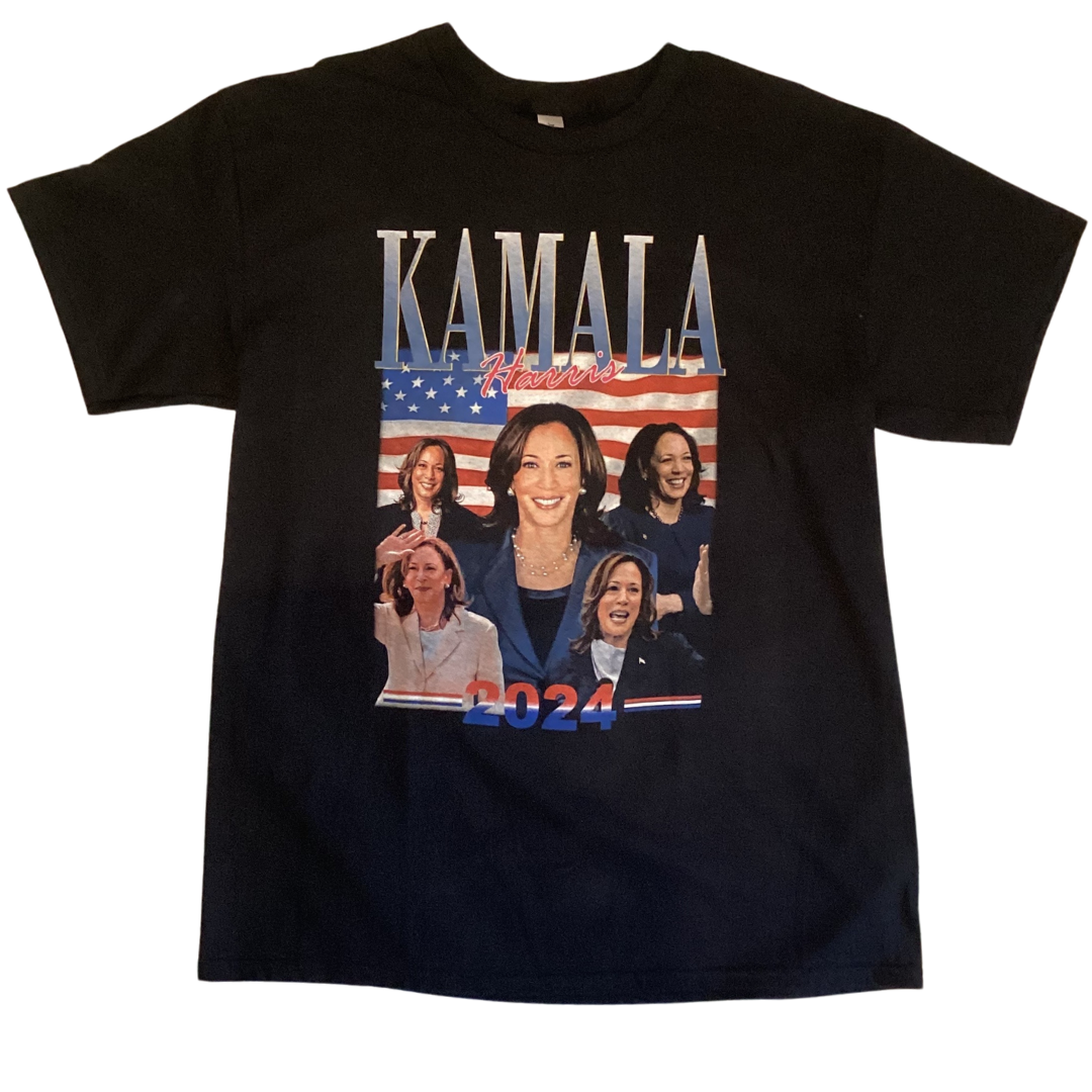 Kamala Harris Black Tee